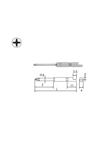 PH Bits for Precision Screw for DELVO...