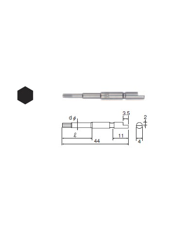 H Bits for Precision Screw for DELVO...