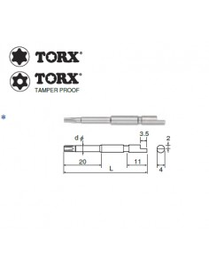 Bit TORX, TORX Tamper Proof...