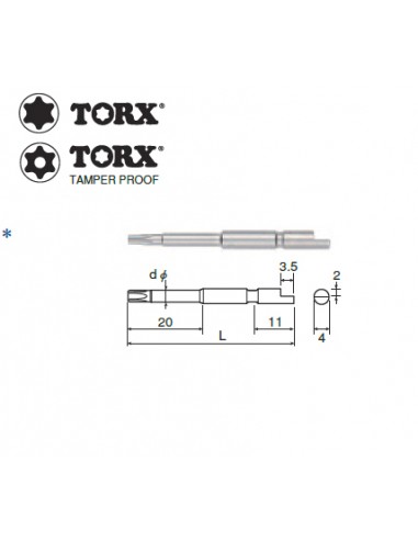 TORX, TORX Tamper Proof Bits for...