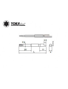 Bit TORX Plus de Precizie...